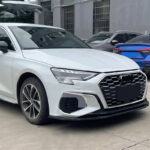 Μπροστινό Spoiler Για Audi A3 8Y 2020+ S Line  S3 Sedan  Sportsback Γυαλιστερό Μαύρο - Image 4