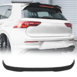 Αεροτομή Οροφής Πρόσθετο Για VW Golf VIII (8) 20+ GTI  GTE  GTD  R-Line  R Έκδοση Glossy Black Από Abs Πλαστικό