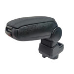 Κονσόλα Χειροφρένου Τεμπέλης  Oem Design Για Opel Corsa F 2022+ Facelift Δερματίνη Μαύρο Χρώμα - Image 2