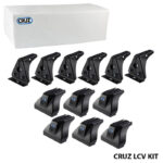 Πόδια  Άκρα Για Μπάρες & Σχάρες Οροφής CRUZ LCV 934-447 Για VW Caddy Maxi 2007-2011 Σετ 6 Τεμάχια