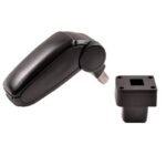 Κονσόλα Χειροφρένου Τεμπέλης  Oem Design Για Suzuki Swift 05-17 Δερματίνη Μαύρο Χρώμα - Image 2