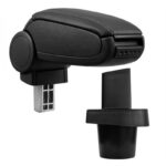 Κονσόλα Χειροφρένου Τεμπέλης  Oem Design Για Toyota Yaris 08-11 Δερματίνη Μαύρο Χρώμα