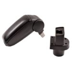 Κονσόλα Χειροφρένου Τεμπέλης  Oem Design Για Toyota Yaris 08-11 Δερματίνη Μαύρο Χρώμα - Image 2