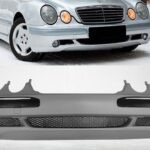 Μπροστινός Προφυλακτήρας Για Mercedes-Benz E-Class W210 99-02 Amg Look Με Προβολάκια