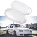 Κρύσταλλα Φαναριών Για Vw Golf IV (4) 98-04  Ζευγάρι Πλαστικά 2 Τεμάχια