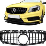 Μάσκα Για Mercedes-Benz A-Class W176 12-15 GT Amg Panamericana Look Μαύρη 1 Τεμάχιο