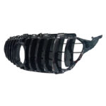 Μάσκα Για Mercedes-Benz C-Class W205 Facelift 18-21 GT Amg Panamericana Look Μαύρο 1 Τεμάχιο - Image 2