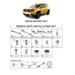 Βάσεις Πλαινών Σκαλοπατιών (Dma) Για Dacia Duster 2018- Suv Hm