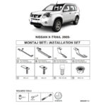 Βάσεις Πλαινών Σκαλοπατιών (Dma) Για Nissan Qashqai 2007-2014 Suv J10  Qashqai +2 2009-2014 Suv Nj10  X-Trail 2007-2014 Suv T31