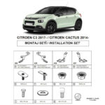Βάσεις Πλαινών Σκαλοπατιών (Dma) Για Citroën C3 Aircross 2017- Suv I  C4 Cactus 2014- Suv I