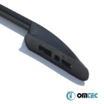 Μπάρες Οροφής Railing Για Peugeot 3008 2009-2016 SUV T8 Μαύρες 2 Τεμάχια - Image 4