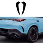 Πλαινά Πτερύγια Πισινού Προφυλακτήρα Για Mercedes-Benz GLC C254 2023+ Coupe Με Amg Line Προφυλακτήρα Γυαλιστερό Μαύρο 2 Τεμάχια
