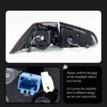 Πισινά Φανάρια Set Για Vw Golf VII 7 11-16 Led Bar Dynamic Start Up Facelift 7.5 GTIR Look ΚόκκινοΦιμέ - Image 2