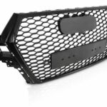 Μάσκα Για Audi Q7 4M 15-19 RSQ7 Look Κυψελωτή Μαύρη 1 Τεμάχιο