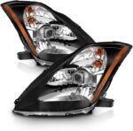 Μπροστινά Φανάρια Set Για Nissan 350Z 03-05 Projector Μαύρα H7H1 Manual - Image 2