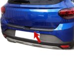 Προστατευτικό Πίσω Προφυλακτήρα Για Dacia Sandero Stepway 2020+ Από Abs Πλαστικό Μαύρο Μονοκόμματο - Image 2