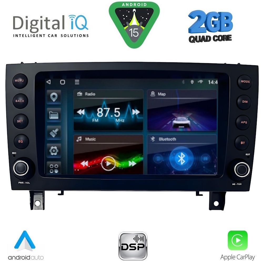 DIGITAL IQ BLD 096_CPA (8″ DECK) MULTIMEDIA for MERCEDES SLK (R171) mod. 2004-2010