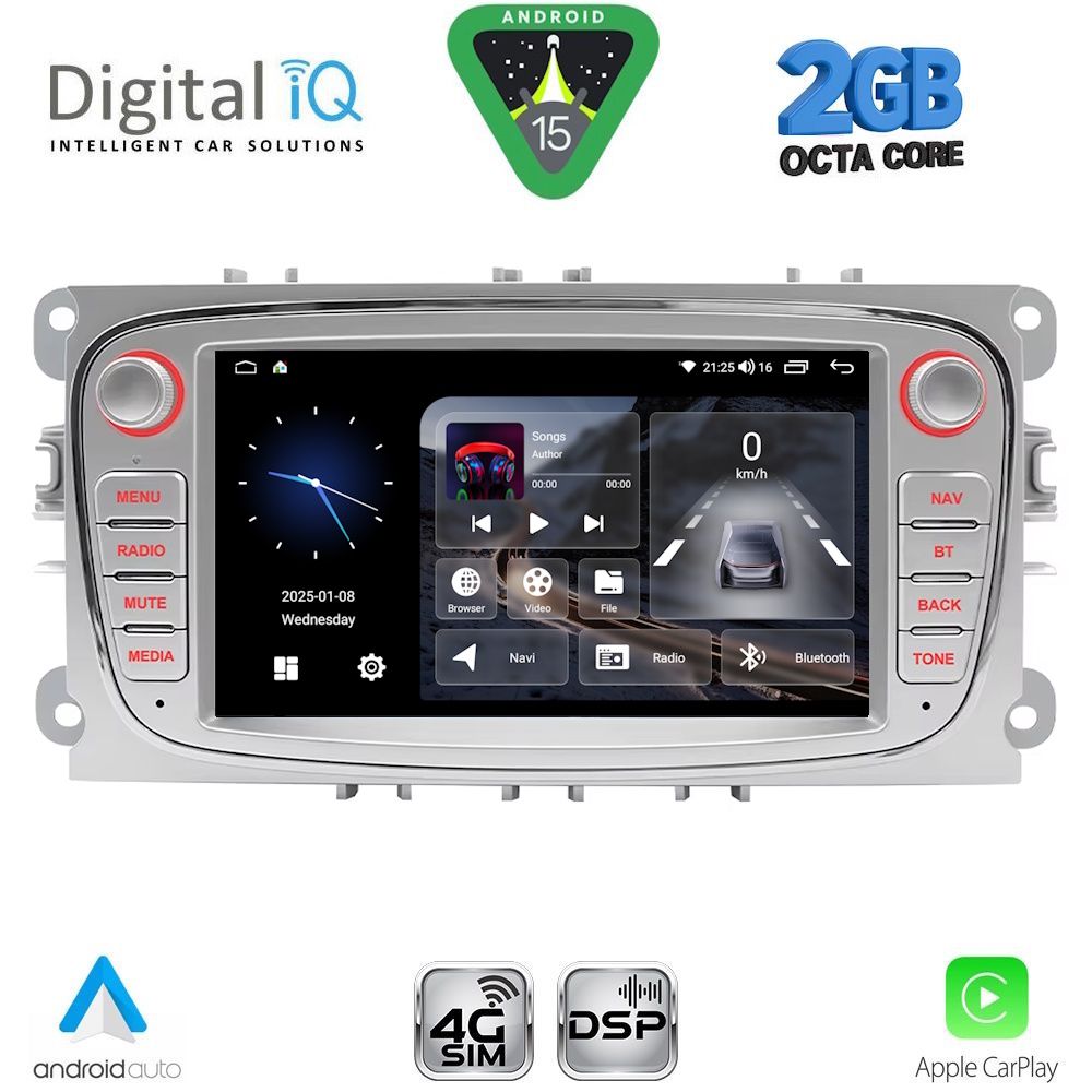 DIGITAL IQ BLF 303S_CPA (7" DECK) MULTIMEDIA SYSTEM for FORD mod. 2007-2011