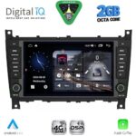 DIGITAL IQ BLF 393_CPA (8" DECK) MULTIMEDIA SYSTEM for MERCEDES C W203 – CLK W209 mod. 2004-2008
