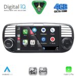 DIGITAL IQ BLG 465BL_CPA (7" DECK) MULTIMEDIA SYSTEM for FIAT 500 mod. 2007-2015 (BLACK) - Image 2
