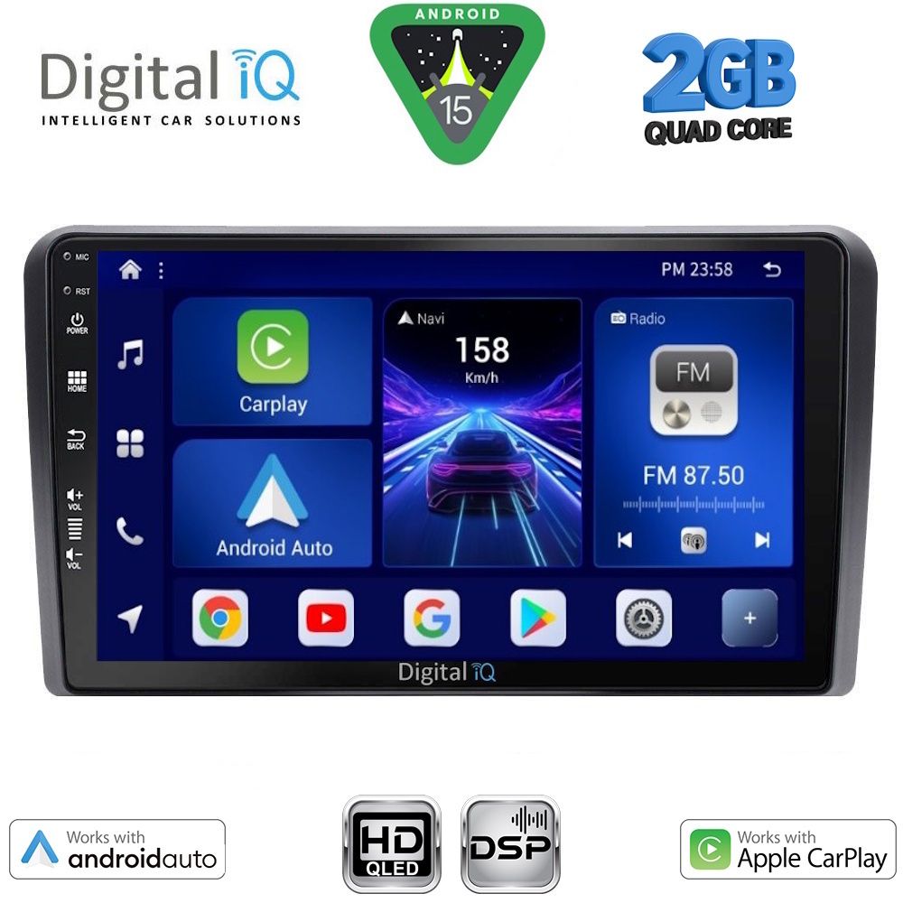 DIGITAL IQ BXC 3180_CPAA (9inc) MULTIMEDIA TABLET for FORD TOURNEO – COURIER mod. 2014-2024