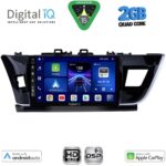 DIGITAL IQ BXC 3714BIG_CPAA (10inc) MULTIMEDIA TABLET for TOYOTA COROLLA mod. 2013-2016