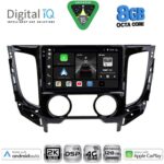 DIGITAL IQ BXF 11437_CPAA A/C (9inc) MULTIMEDIA TABLET for MITSUBISHI L200 mod. 2015-2019 with A/C