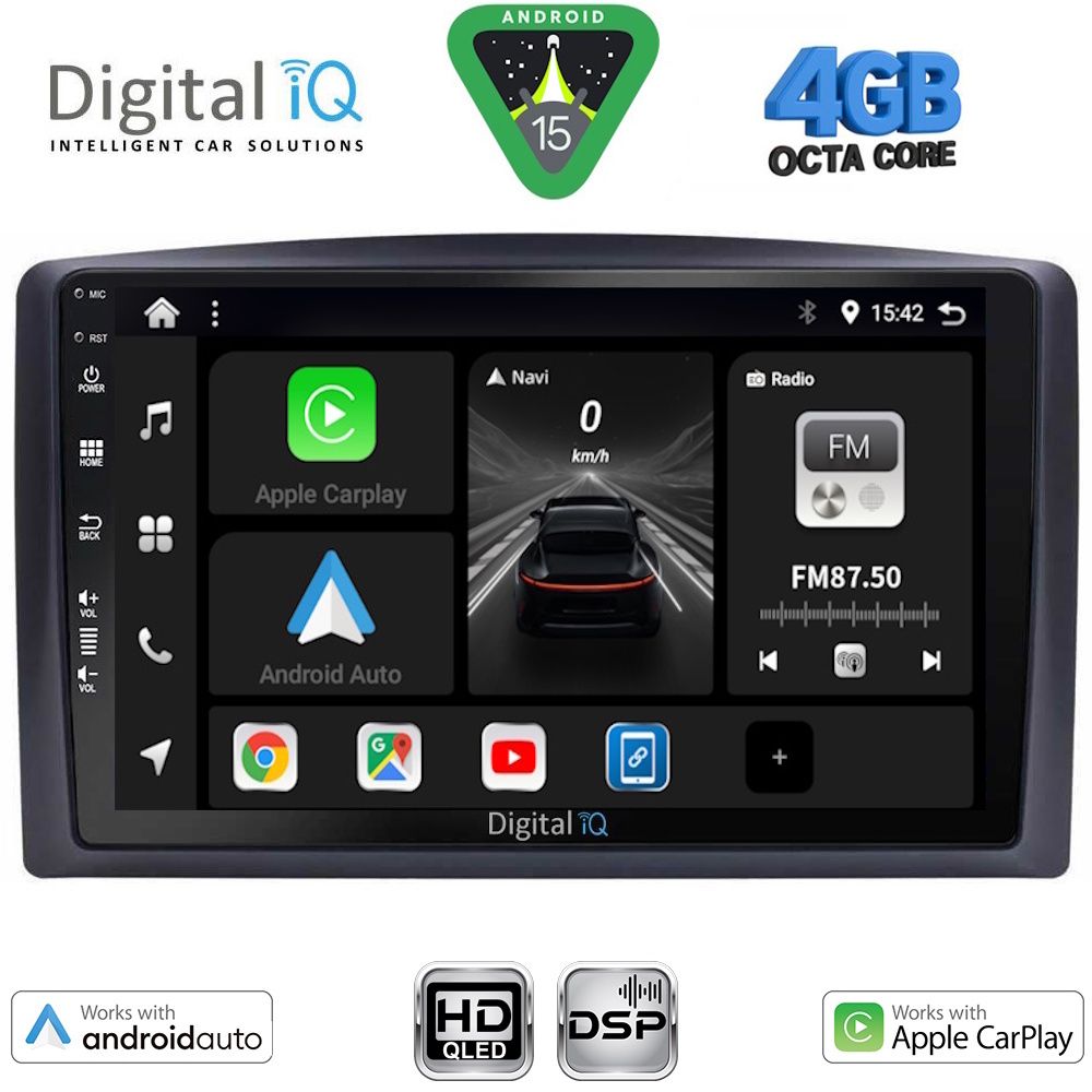 DIGITAL IQ BXF 6421_CPAA (10inc) MULTIMEDIA TABLET for MERCEDES VITO – VIANO (W447) mod. 2015-2022