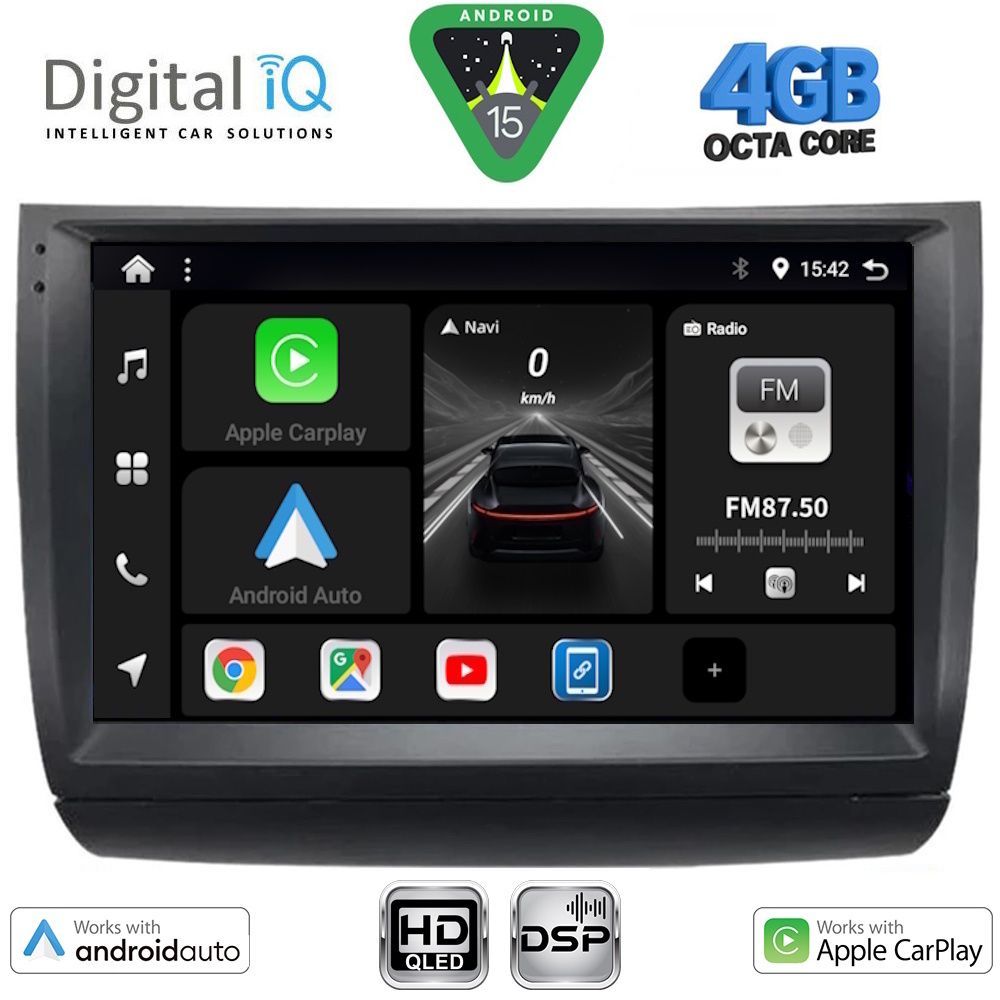 DIGITAL IQ BXF 6728DASH_CPAA (9inc) MULTIMEDIA TABLET for TOYOTA PRIUS mod. 2003-2009 (Supports Original Clima-HYBRID)
