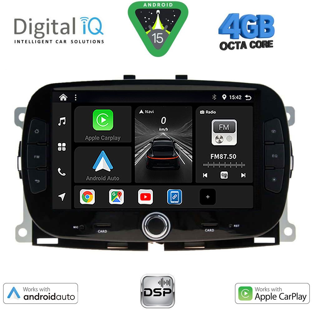 DIGITAL IQ BXF 698_CPAA (7" DVD) MULTIMEDIA SYSTEM for FIAT 500 mod. 2016-2025