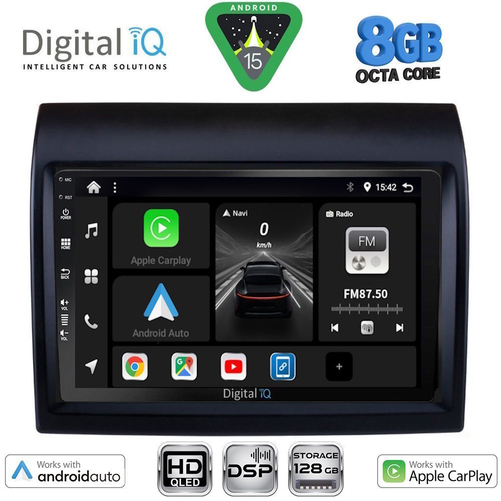 DIGITAL IQ BXF 7141_CPAA (9inc) MULTIMEDIA TABLET for FIAT DUCATO – CITROEN JUMPER – PEUGEOT BOXER mod. 2011-2021