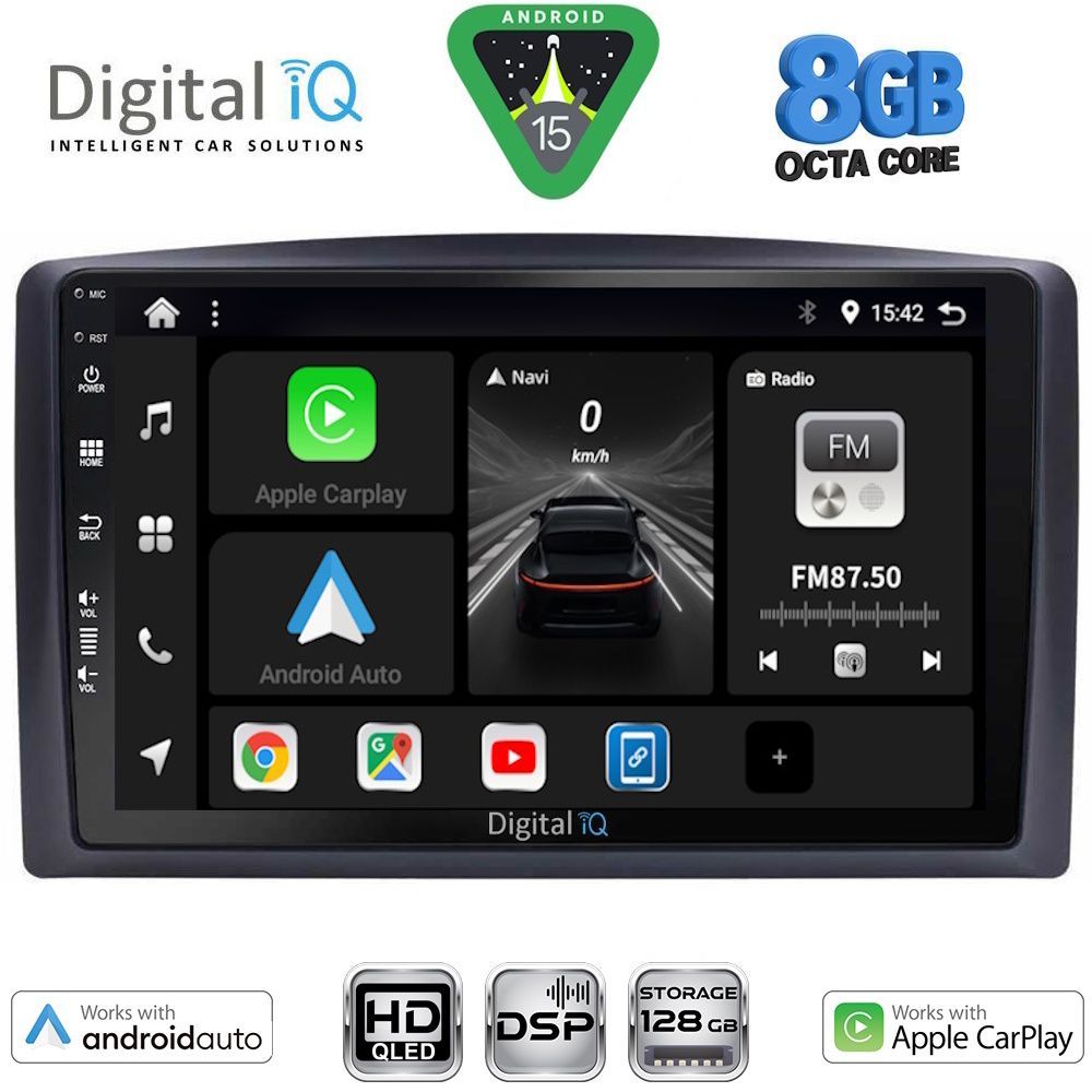 DIGITAL IQ BXF 7421_CPAA (10inc) MULTIMEDIA TABLET for MERCEDES VITO – VIANO  (W447) mod. 2015-2022