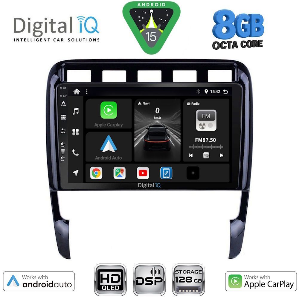 DIGITAL IQ BXF 7535_CPAA (9inc) MULTIMEDIA TABLET for PORSCHE CAYENNE mod. 2002-2011