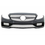 Body Kit Για Mercedes-Benz C-Class W205 14-18 Sedan Amg C63 Look Με Μάσκα & Μπούκες - Image 3