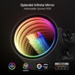 CPU Water Cooler - Redragon CCW-3014 360mm ARGB CPU Liquid Cooler - Image 6