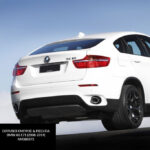 DIFFUSER ΕΜΠΡΟΣ & ΠΙΣΩ ΓΙΑ BMW X6 E71 (2008-2014) ΑΝΟΞΕΙΔΩΤΟ ΑΤΣΑΛΙ - Image 3