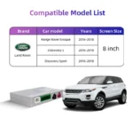 DIGITAL IQ LR 523F CPA (WIRELESS CARPLAY / ANDROID AUTO BOX with 2 CAMERA IN for JAGUAR - LAND ROVER mod. 2016-2019 with HARMAN 8" System) - Image 16