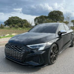 Front Splitter compatible with AUDI A3 S-Line  S3 8Y ( Sedan  Sportback ) 2020-2024 v2 with ABE TÜV