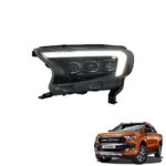 FULL LED HEADLIGHTS FORD RANGER ΦΑΝΑΡΙΑ 2015+ ΕΡΓΟΣΤΑΣΙΑΚΗ ΕΦΑΡΜΟΓΗ PLUG & PLAY LEDEVO 2 ΤΜΧ