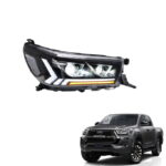 FULL LED HEADLIGHTS TOYOTA HILUX ΦΑΝΑΡΙΑ 2015+ ΕΡΓΟΣΤΑΣΙΑΚΗ ΕΦΑΡΜΟΓΗ PLUG & PLAY LEDEVO 2 ΤΜΧ