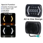 ΖΕΥΓΑΡΙ ΦΑΝΑΡΙΑ LED HIGH-LOW ΜΕ 2 ΣΚΑΛΕΣ ARROW ANGEL EYES DRL & ΦΛΑΣ 60W 09-30V LEDEVO LD21WL129 - Image 5