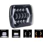 ΖΕΥΓΑΡΙ ΦΑΝΑΡΙΑ LED HIGH-LOW ΜΕ 2 ΣΚΑΛΕΣ ARROW ANGEL EYES DRL & ΦΛΑΣ 60W 09-30V LEDEVO LD21WL129 - Image 6