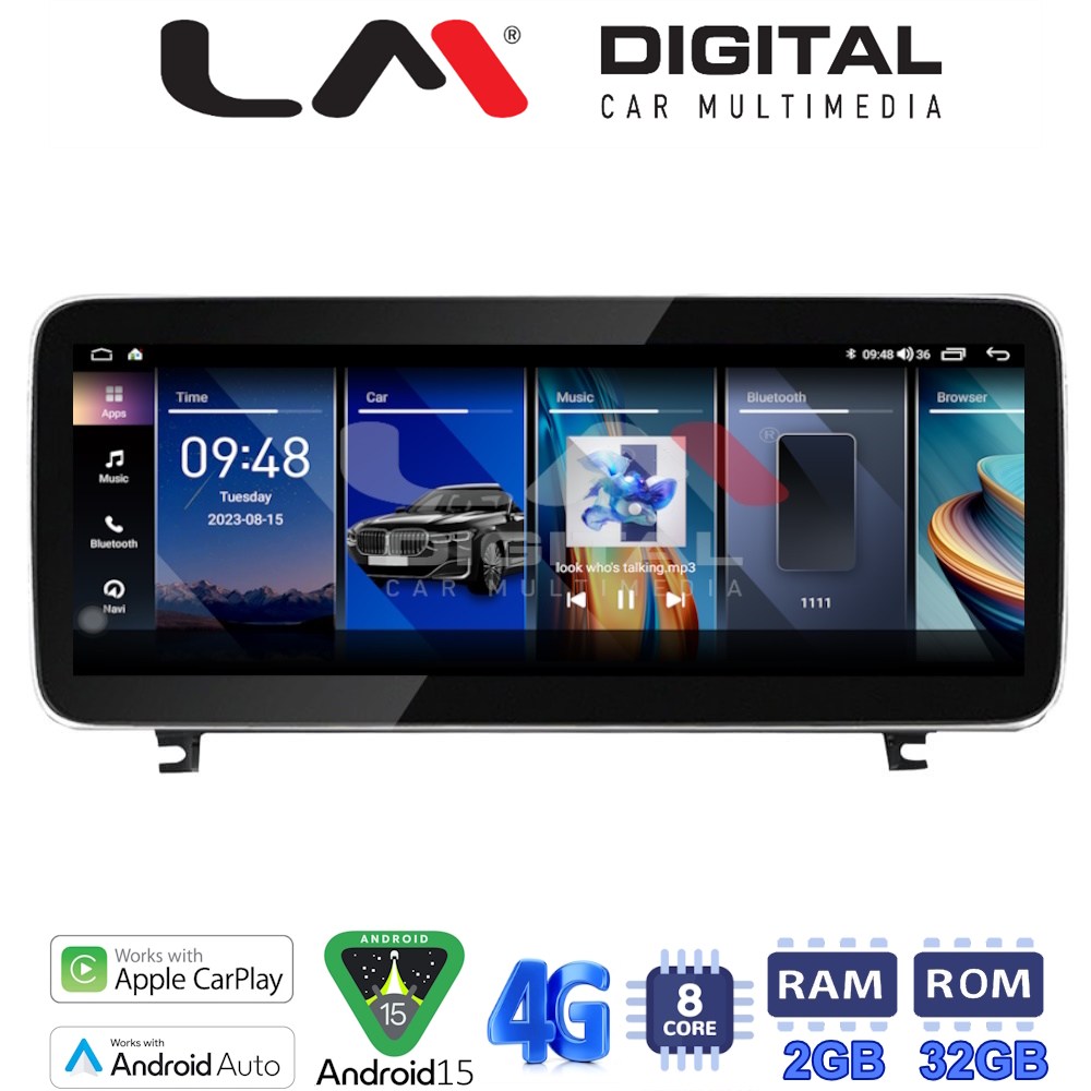 LM Digital - LM KH2 320 CIC Οθόνη OEM Multimedia Αυτοκινήτου για BMW Z4 (E89) 2015 > 2016 με σύστημα CIC (CarPlay/AndroidAuto/BT/GPS/WIFI/GPRS)