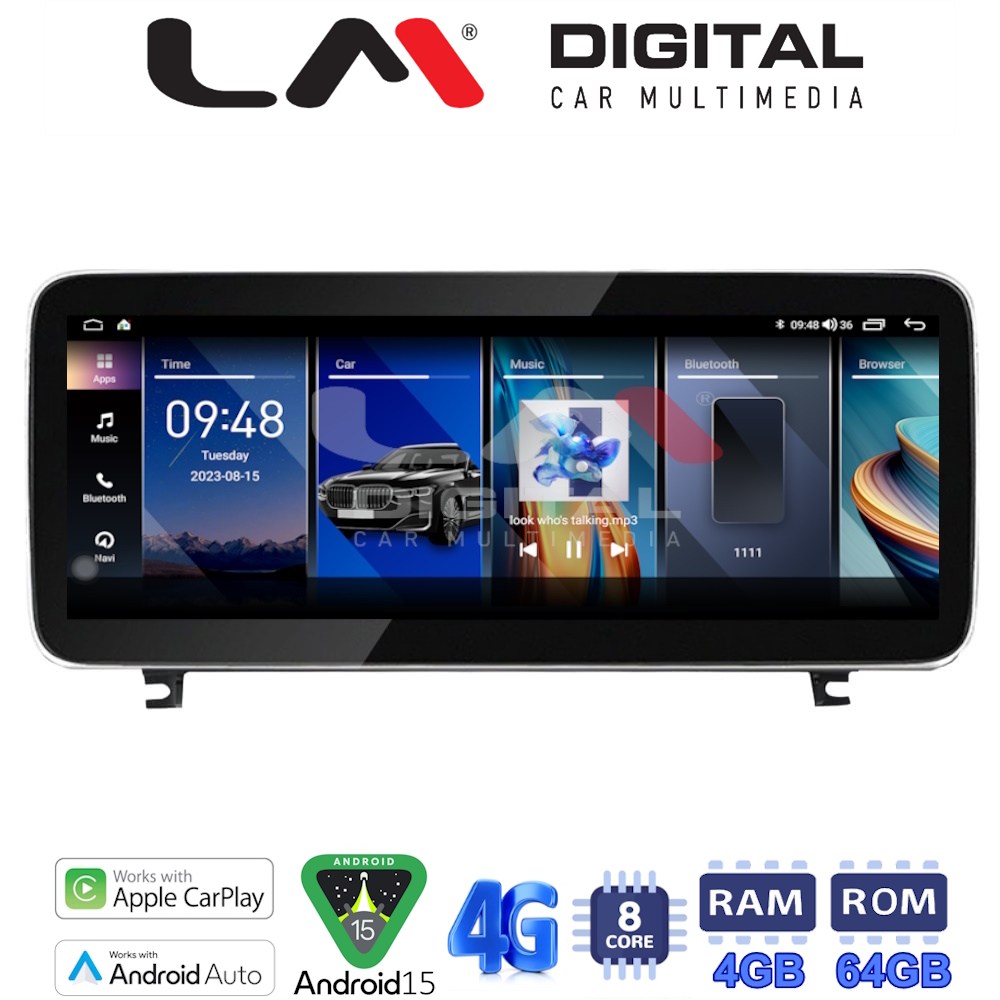 LM Digital - LM KH4 320 CIC Οθόνη OEM Multimedia Αυτοκινήτου για BMW Z4 (E89) 2015 > 2016 με σύστημα CIC (CarPlay/AndroidAuto/BT/GPS/WIFI/GPRS)
