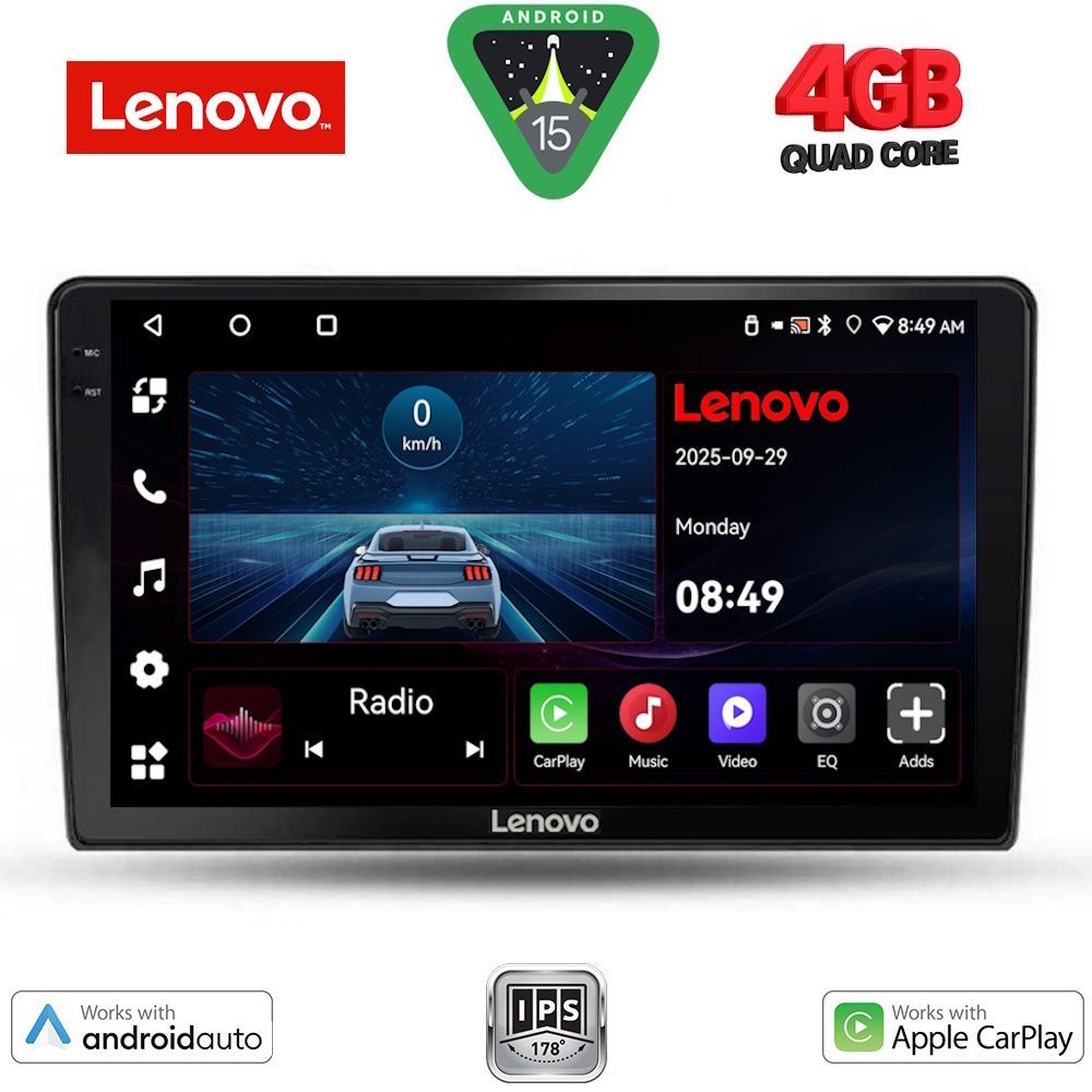 LENOVO LVE 8026_CPAA (9inc) MULTIMEDIA TABLET for ALFA ROMEO GIULIETTA mod 2014-2020