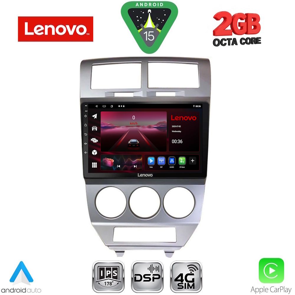 LENOVO LVF 5275_CPA (10inc) MULTIMEDIA TABLET for DODGE CALIBER mod. 2006-2012