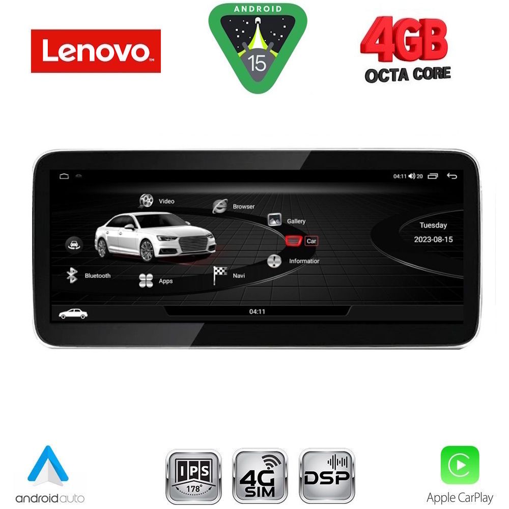 LENOVO LVG 13926_CPA (10.33inc) MULTIMEDIA SYSTEM for AUDI A6 mod. 2012-2015