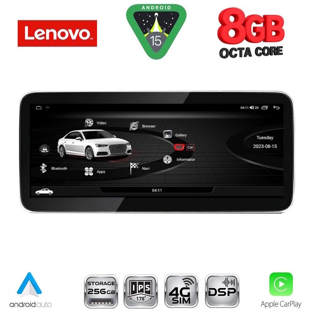 LENOVO LVK 18915_CPA (10.33inc) MULTIMEDIA SYSTEM for AUDI A3 mod. 2013-2021
