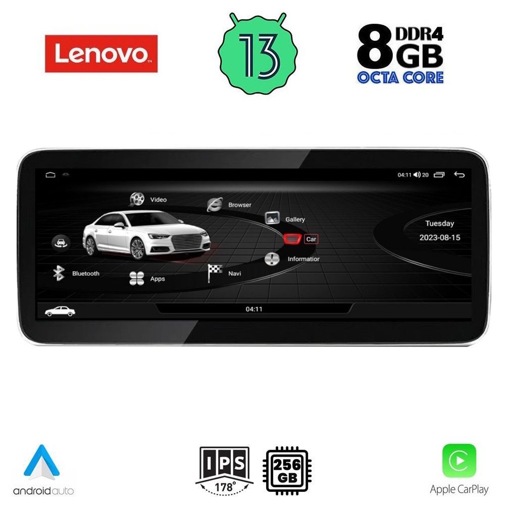 LENOVO LVK 28929_CPA RHD (10.33inc) MULTIMEDIA SYSTEM for AUDI Q5 mod. 2009-2016