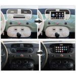 OEM Fiat 500 android 10 2gb ram 32gb rom radio usb bluethooth Ελληνικό μενού gps mirror link - Image 2